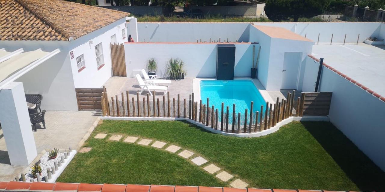 Palapa Beach , Chalet Con Piscina Privada Y Muy Cerca Del Mar Villa Chiclana de la Frontera Eksteriør bilde